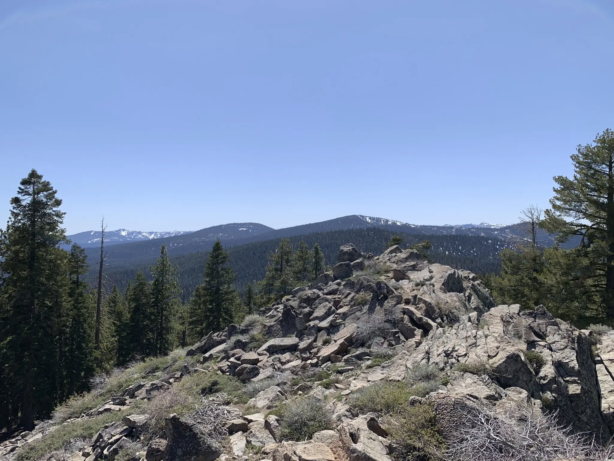 Water treatment facility with mountains